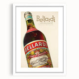 Vintage Bellardi Vermouth Advertising Poster - Retro Wall Art