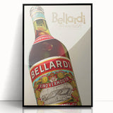 Vintage Bellardi Vermouth Advertising Poster - Retro Wall Art