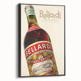 Vintage Bellardi Vermouth Advertising Poster - Retro Wall Art