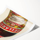 Vintage Bellardi Vermouth Advertising Poster - Retro Wall Art