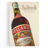 Vintage Bellardi Vermouth Advertising Poster - Retro Wall Art