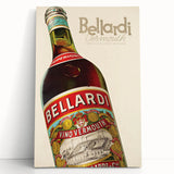 Vintage Bellardi Vermouth Advertising Poster - Retro Wall Art