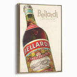 Vintage Bellardi Vermouth Advertising Poster - Retro Wall Art
