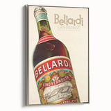 Vintage Bellardi Vermouth Advertising Poster - Retro Wall Art