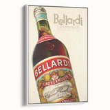 Vintage Bellardi Vermouth Advertising Poster - Retro Wall Art