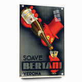 Vintage Soave Bertani Verona Advertising Poster - Retro Wall Art