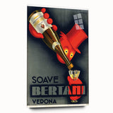 Vintage Soave Bertani Verona Advertising Poster - Retro Wall Art