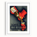 Vintage Soave Bertani Verona Advertising Poster - Retro Wall Art
