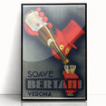 Vintage Soave Bertani Verona Advertising Poster - Retro Wall Art