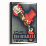 Vintage Soave Bertani Verona Advertising Poster - Retro Wall Art