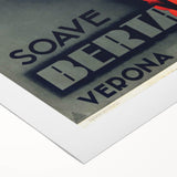 Vintage Soave Bertani Verona Advertising Poster - Retro Wall Art