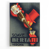 Vintage Soave Bertani Verona Advertising Poster - Retro Wall Art