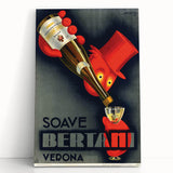 Vintage Soave Bertani Verona Advertising Poster - Retro Wall Art