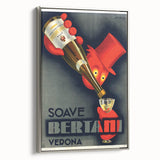 Vintage Soave Bertani Verona Advertising Poster - Retro Wall Art