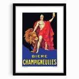 Vintage Bière Champigneulles Advertising Poster - Retro Wall Art