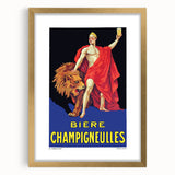 Vintage Bière Champigneulles Advertising Poster - Retro Wall Art