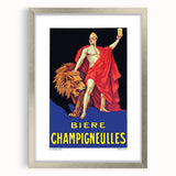 Vintage Bière Champigneulles Advertising Poster - Retro Wall Art
