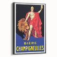 Vintage Bière Champigneulles Advertising Poster - Retro Wall Art