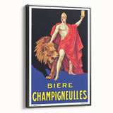 Vintage Bière Champigneulles Advertising Poster - Retro Wall Art