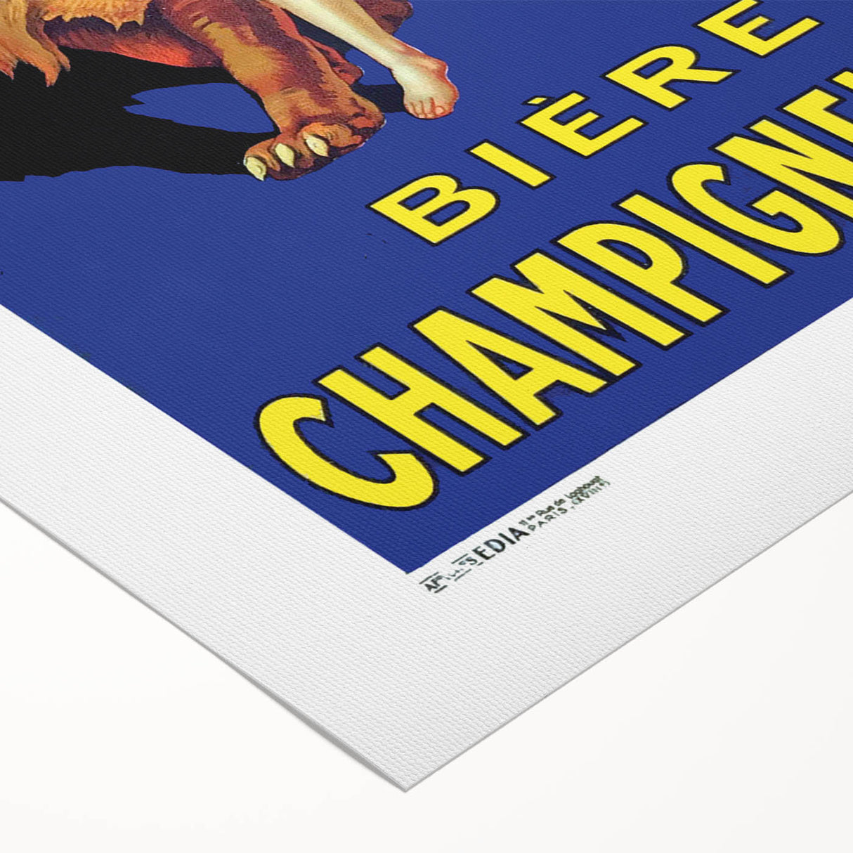Vintage Bière Champigneulles Advertising Poster - Retro Wall Art