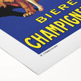 Vintage Bière Champigneulles Advertising Poster - Retro Wall Art