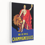 Vintage Bière Champigneulles Advertising Poster - Retro Wall Art