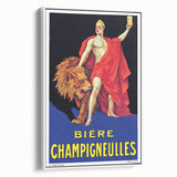 Vintage Bière Champigneulles Advertising Poster - Retro Wall Art