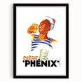 Vintage Bière Phénix Advertising Poster - Retro Wall Art