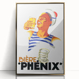 Vintage Bière Phénix Advertising Poster - Retro Wall Art