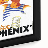 Vintage Bière Phénix Advertising Poster - Retro Wall Art