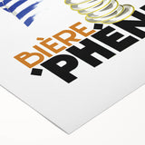 Vintage Bière Phénix Advertising Poster - Retro Wall Art
