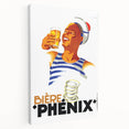 Vintage Bière Phénix Advertising Poster - Retro Wall Art