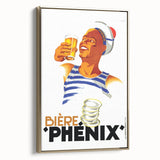 Vintage Bière Phénix Advertising Poster - Retro Wall Art
