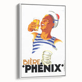 Vintage Bière Phénix Advertising Poster - Retro Wall Art