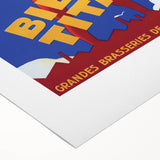 Vintage Advertising Poster: Bières Titan Retro Wall Art