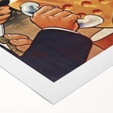 Vintage Advertising Poster: Biere de l'Eclair Retro Wall Art