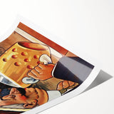 Vintage Advertising Poster: Biere de l'Eclair Retro Wall Art