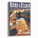 Vintage Advertising Poster: Biere de l'Eclair Retro Wall Art