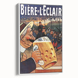 Vintage Advertising Poster: Biere de l'Eclair Retro Wall Art