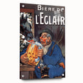 Vintage Advertising Poster: Bière de l'Eclair Retro Wall Art
