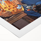 Vintage Advertising Poster: Bière de l'Eclair Retro Wall Art