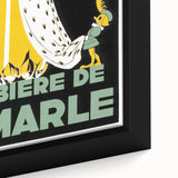 Vintage Advertising Poster: Bières de Marle Retro Wall Art