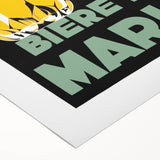 Vintage Advertising Poster: Bières de Marle Retro Wall Art