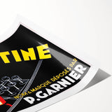 Abricotine Vintage Liquor Poster – Retro Advertising Wall Art