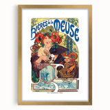 Vintage Advertising Poster: Bières de la Meuse Retro Wall Art