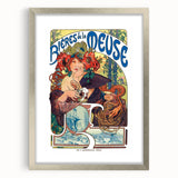 Vintage Advertising Poster: Bières de la Meuse Retro Wall Art
