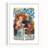Vintage Advertising Poster: Bières de la Meuse Retro Wall Art