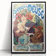 Vintage Advertising Poster: Bières de la Meuse Retro Wall Art