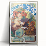 Vintage Advertising Poster: Bières de la Meuse Retro Wall Art