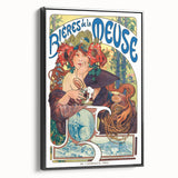 Vintage Advertising Poster: Bières de la Meuse Retro Wall Art